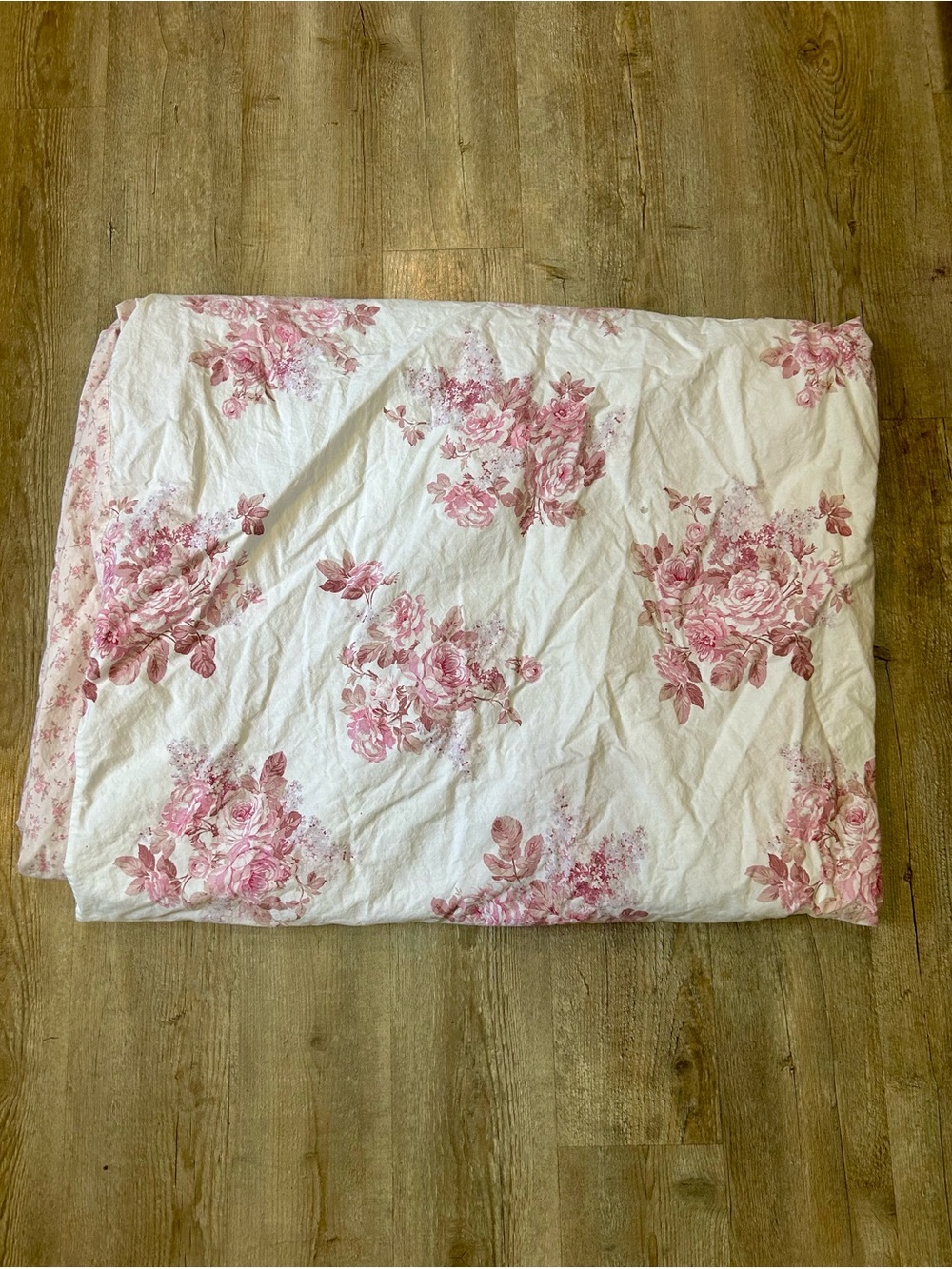 Simply Shabby Chic Cactus Rosebloom Bouquet Pink Blush Twin Duvet Cover Floral